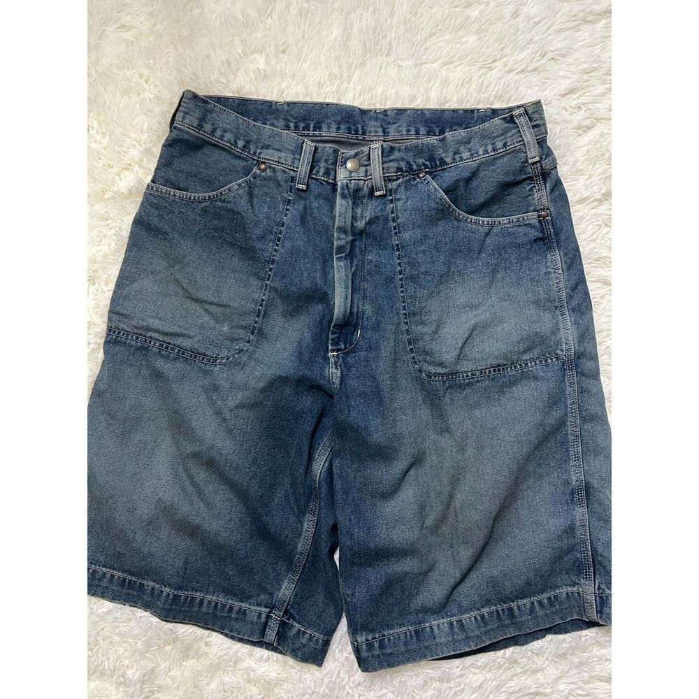 Polo Jeans Co Ralph Lauren Mens Size [X] Carpenter Denim Shorts Vintage Blue